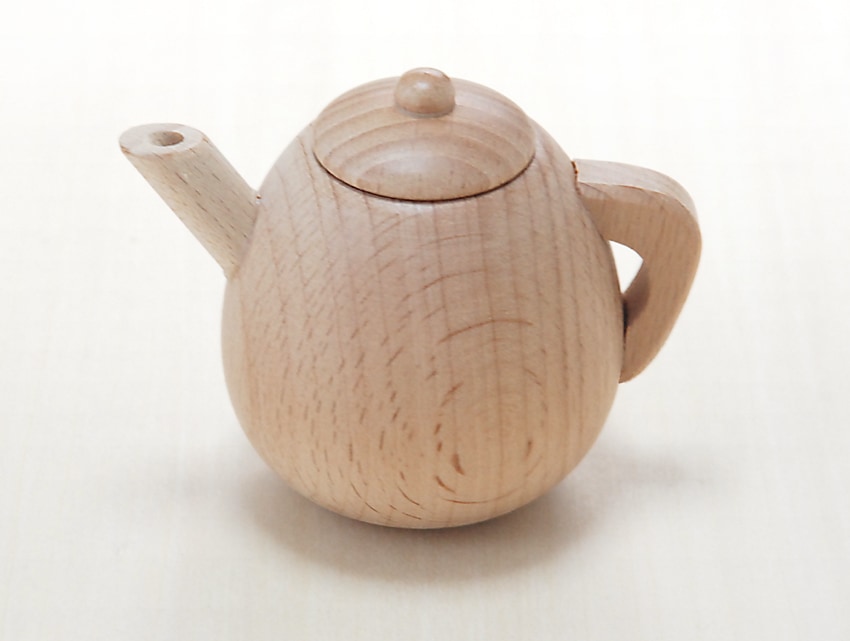 ポット〈小〉 (木のおもちゃ ままごと) | Wooden toys 木製おもちゃの