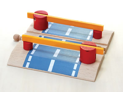 OUTLET　踏み切り（木のおもちゃ　汽車レール）