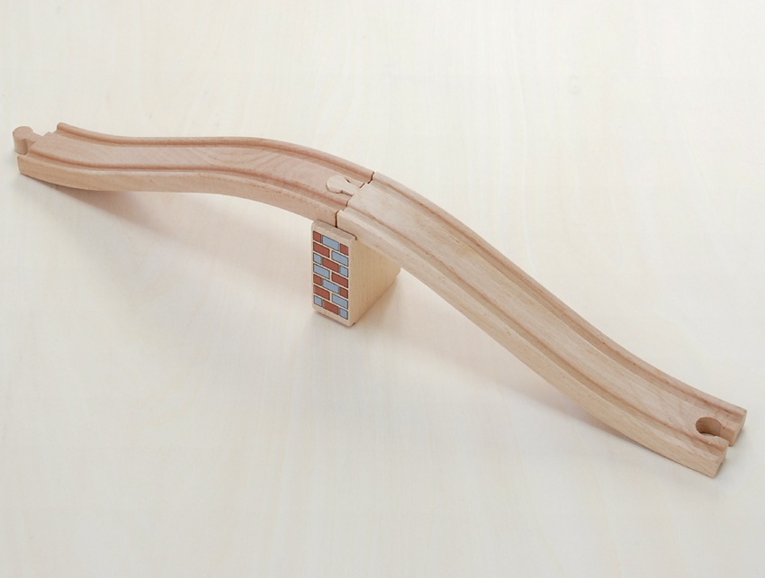 橋げた　木のおもちゃ（木製汽車レール）