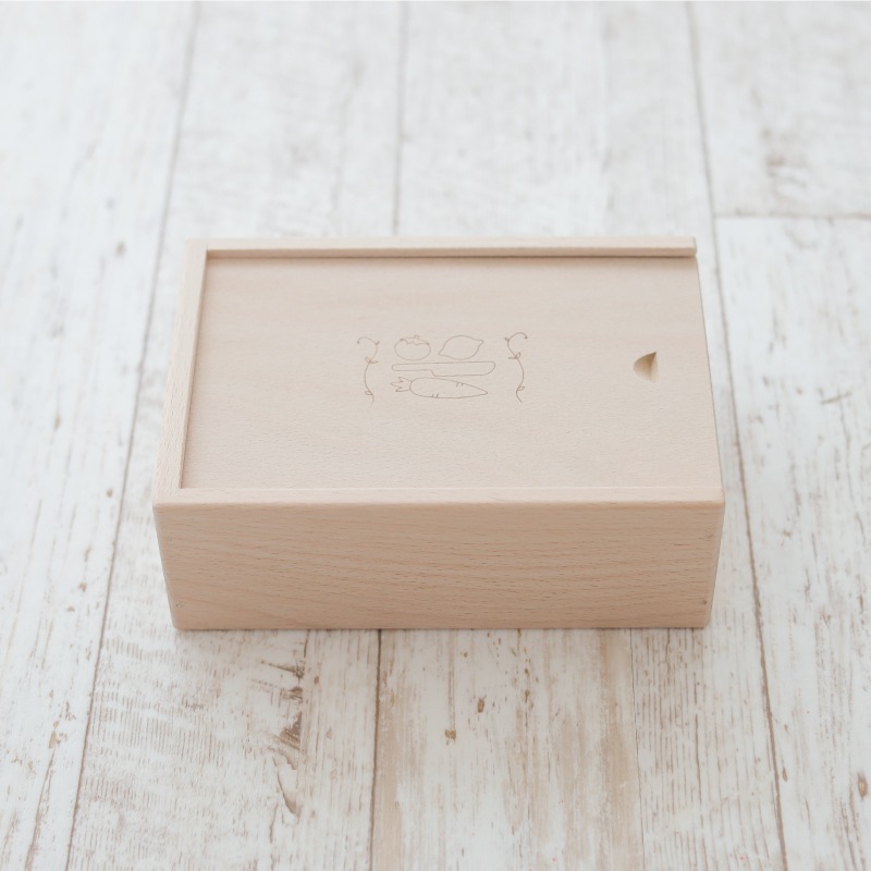 木箱（包丁屋さん） (木のおもちゃ ままごと) | Wooden toys 木製