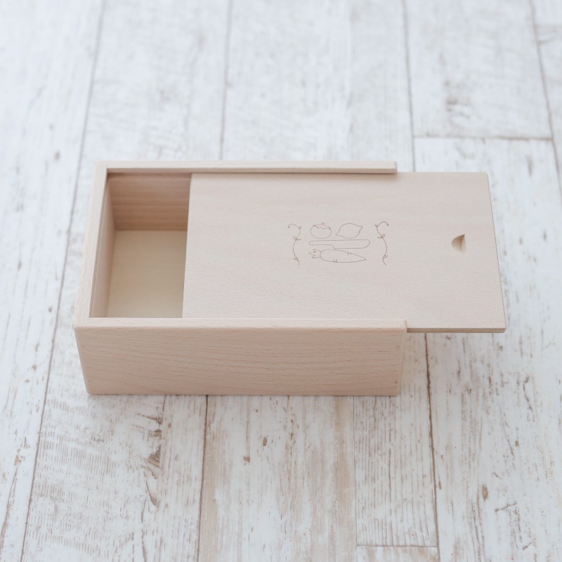 木箱（包丁屋さん）　(木のおもちゃ　ままごと)