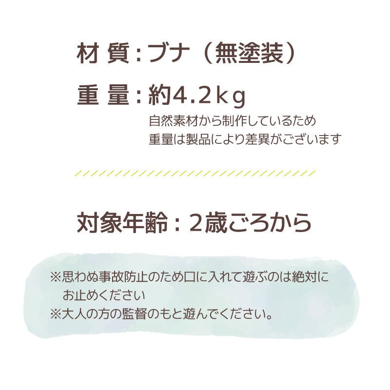 積木4Bセット［木箱なし］90pcs