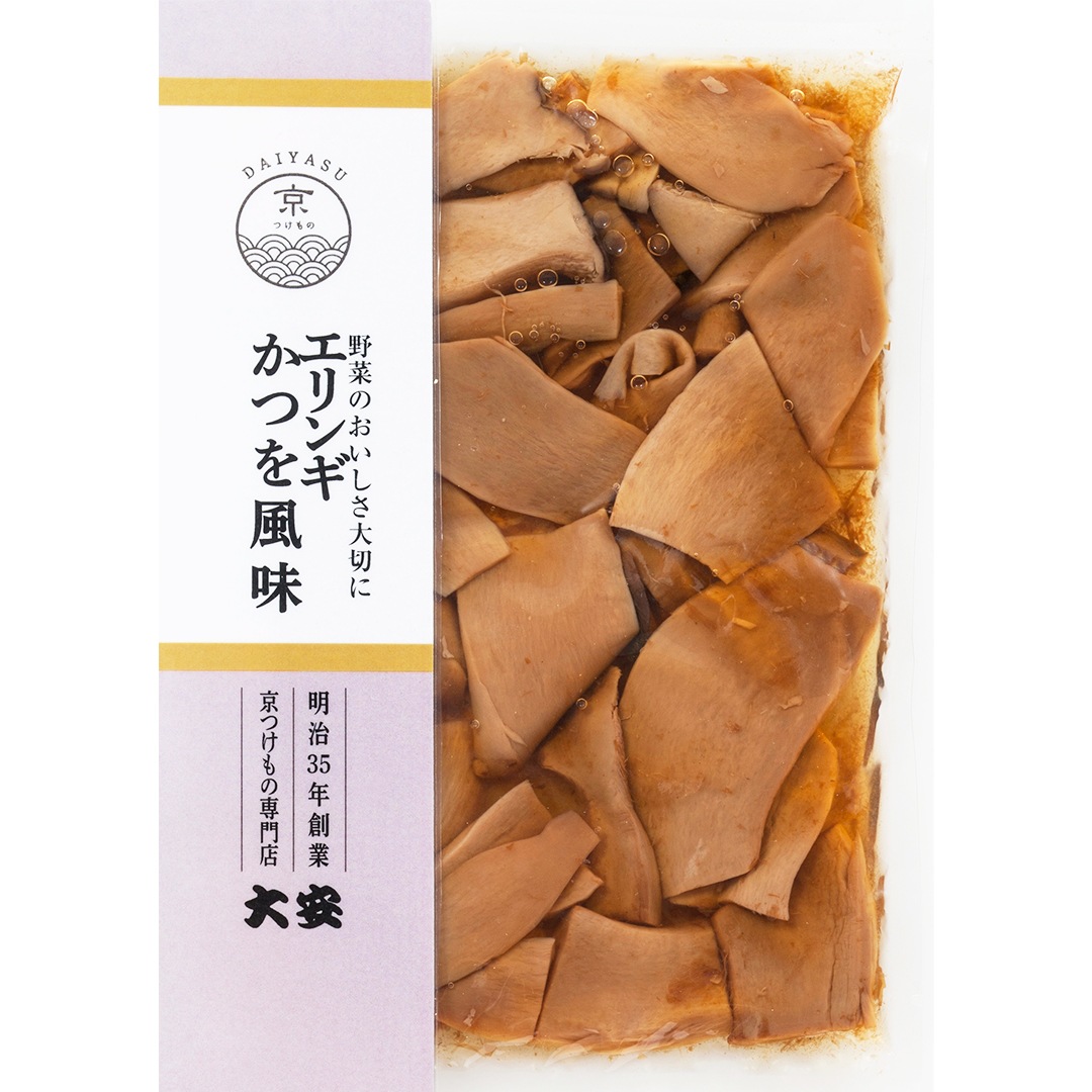 エリンギかつを風味　102g入  京都 漬物 大安