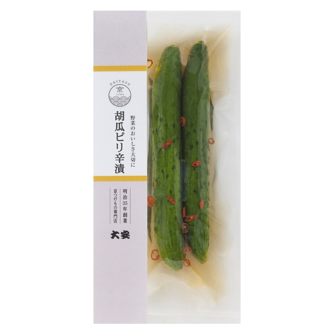 胡瓜ピリ辛漬 2本入 京都 漬物 大安