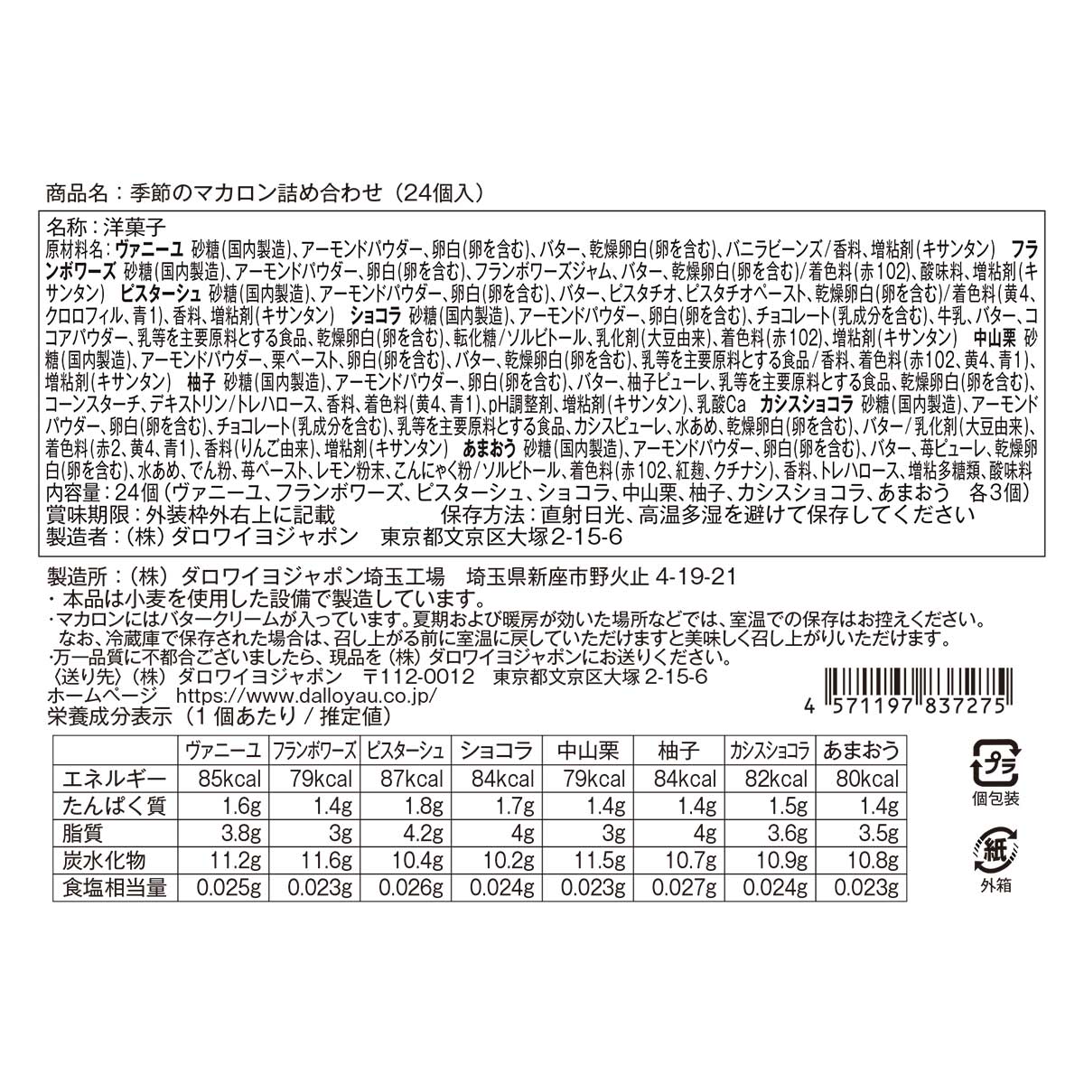 マカロン様確認ページ マカロン様確認ページ