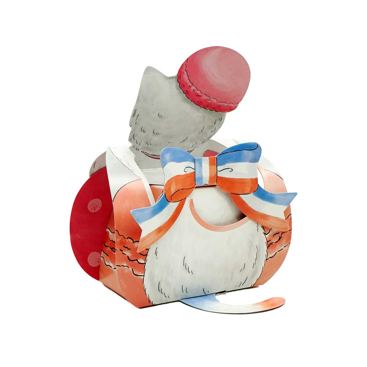 猫型ニャカロン ピンク