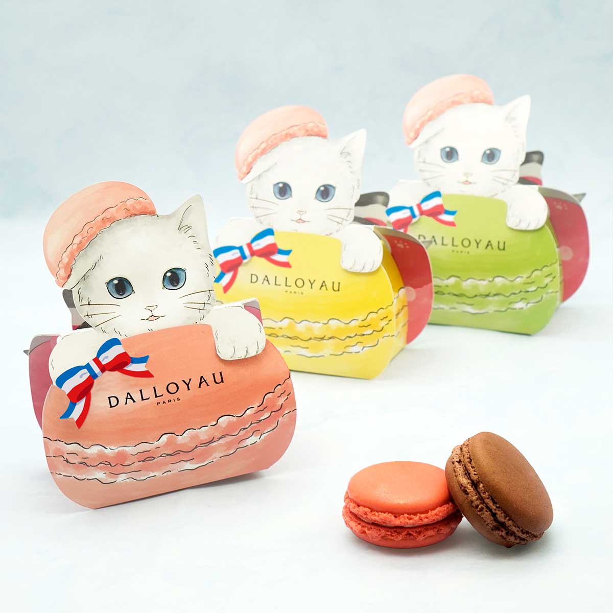 猫型ニャカロン グリーン