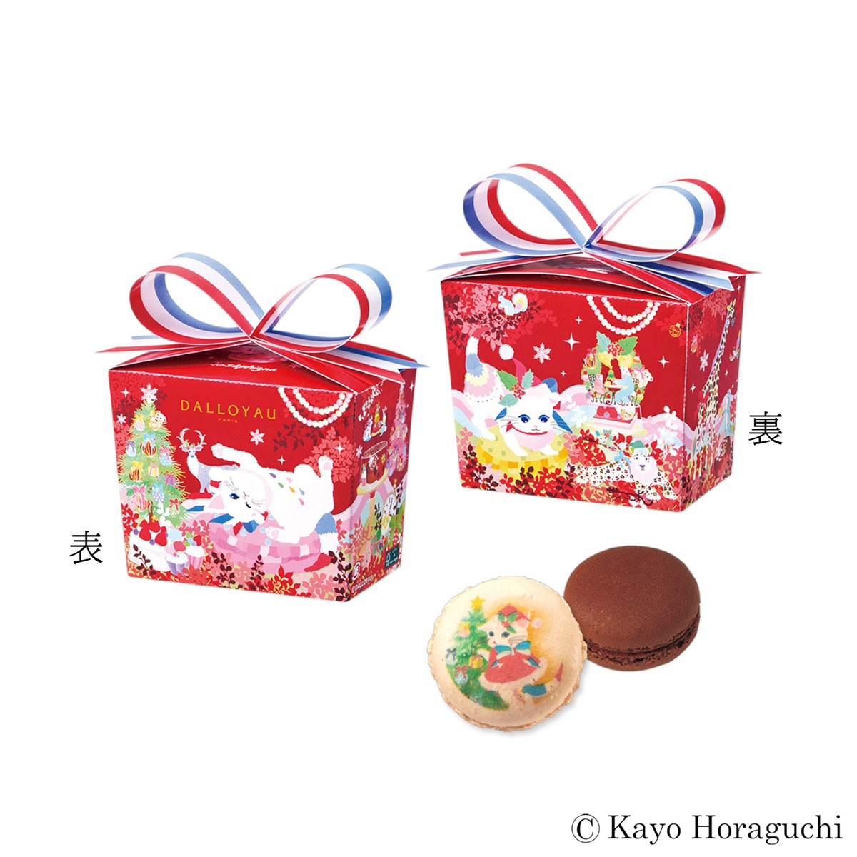 ノエル ニャカロン詰め合わせ（2個入）ルージュ