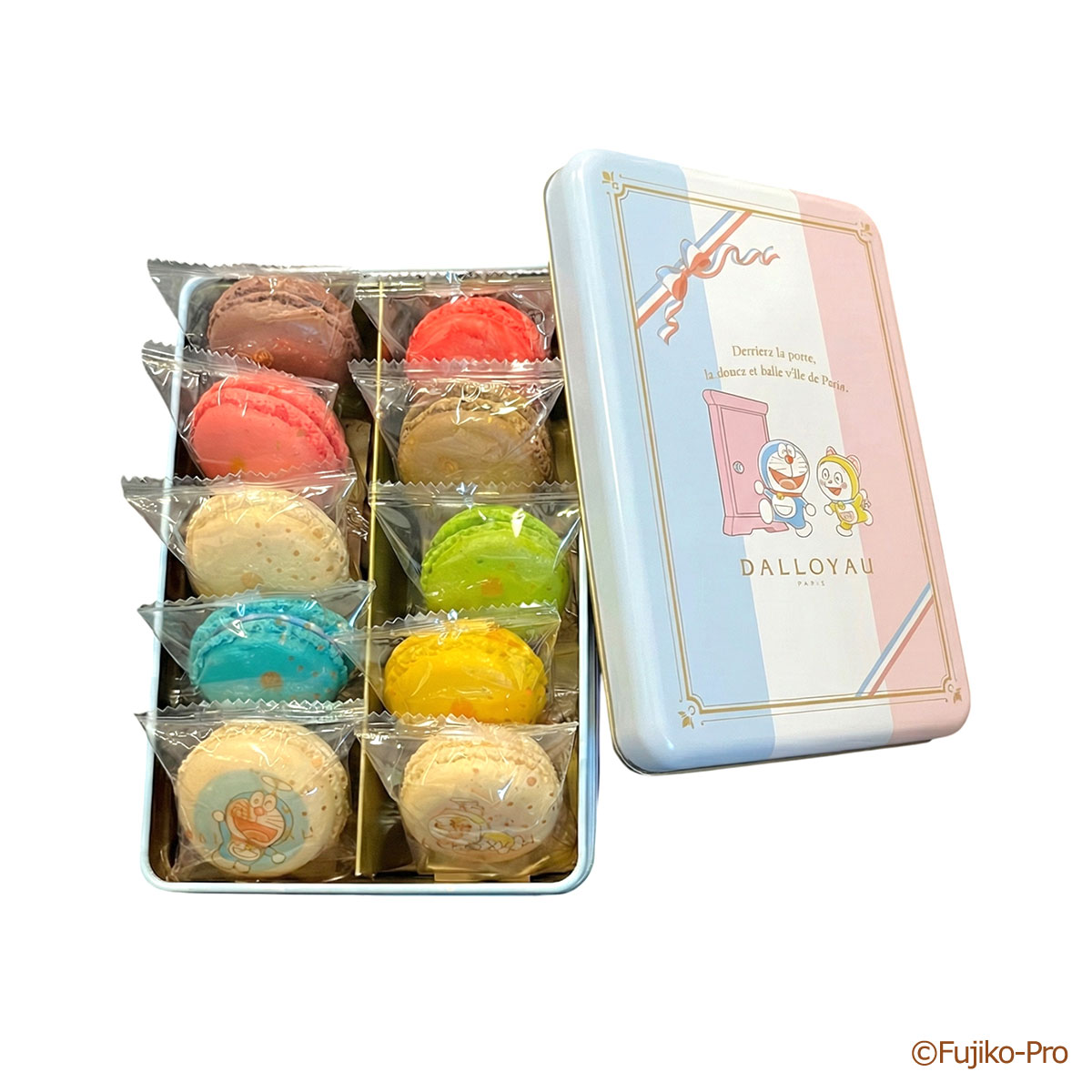 ドラえもん マカロン缶（10個入） | すべての商品 - ダロワイヨ公式