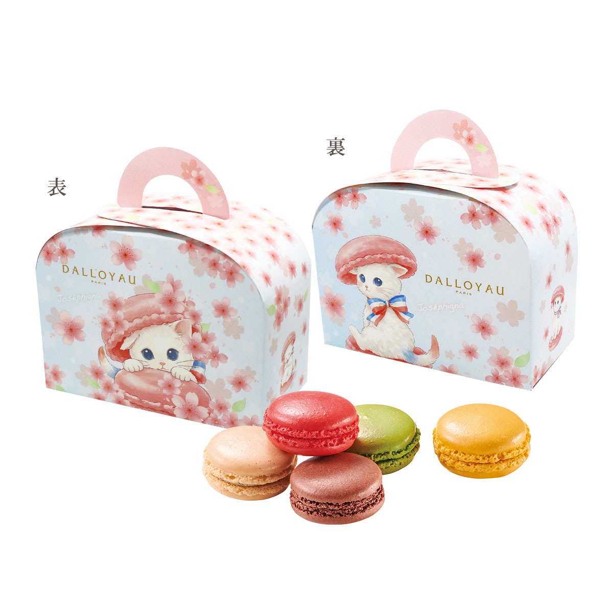 ニャカロン詰め合わせ（5個入）桜