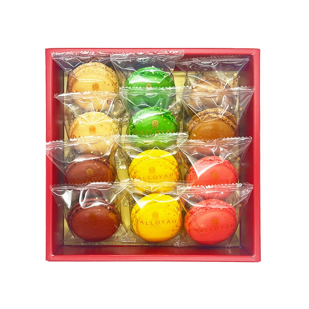 マカロン詰め合わせ（12個入）+マカロンケース（ピンク