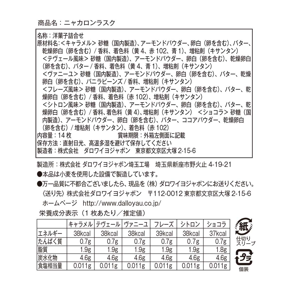ニャカロンラスク　イエロー