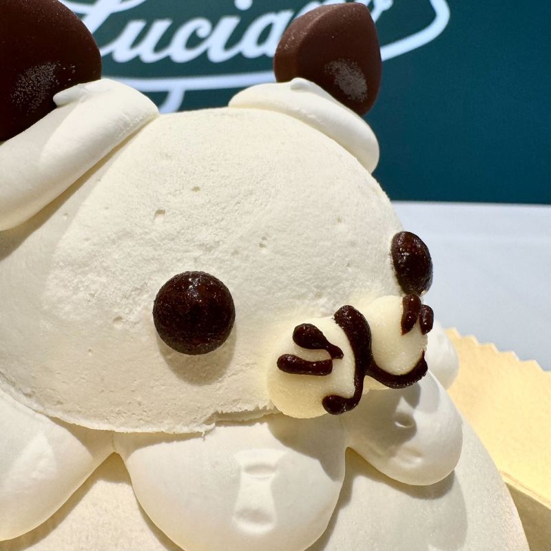 【送料別途】アイスケーキ　白ねこ