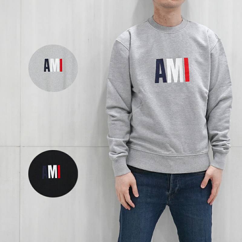 AMI ALEXANDRE MATTIUSSI SWEAT アミ アレクサンドルマテュッシ ロゴ スウェット AMI LOGO (全2色) 【P20HJ003.730】