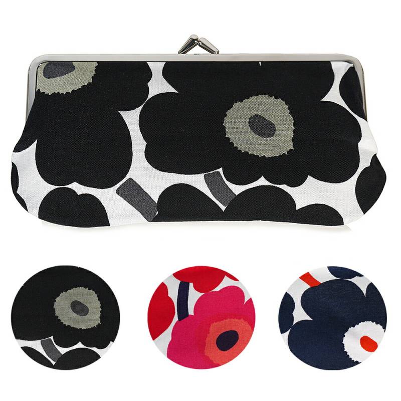 MARIMEKKO マリメッコ がま口ポーチ めがねケース SILMALASIKUKKARO MINI UNIKKO (全3柄)【027003-047821】ゆうパケットで送料無料!!