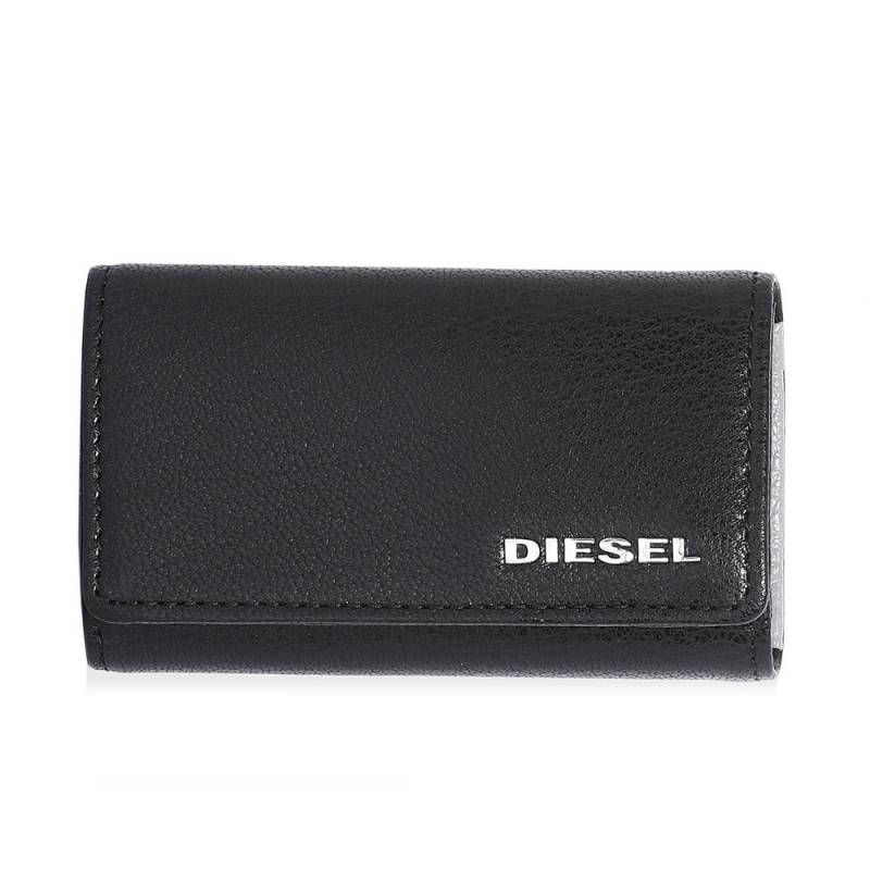 DIESEL キーケース ディーゼル キーケース 6連 ロゴ (H0999 / BLACK/LIGHT GREY)【X06640-P3043】