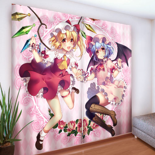 藤ちょこ先生 描き下ろし カーテン(レミリア＆フランドール)