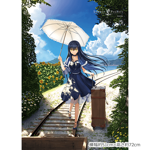 久島鴎 描き下ろし特大タペストリー Summer Pockets Summer Pockets]B2タペストリー（久島鴎）