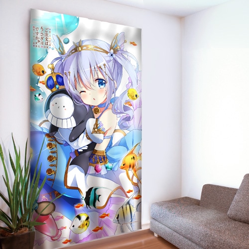 ご注文はうさぎですか??　カーテン ご注文はうさぎですか？ BLOOM]カーテン（ココア＆チノ＆シャロ）