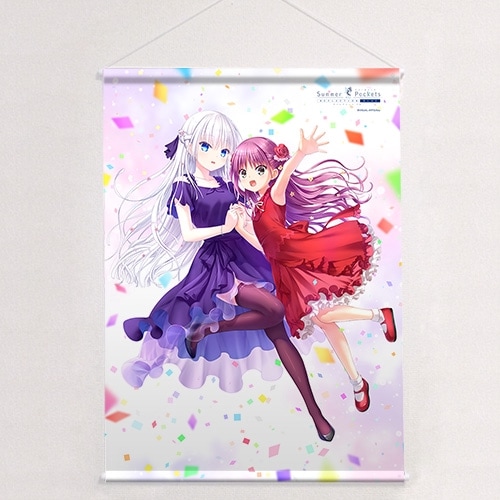 しろは＆うみ　B2タペストリー Summer Pockets REFLECTION BLUE]B2タペストリー（鳴瀬しろは&加藤うみ