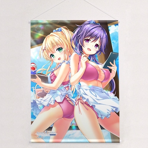 サマポケ　リフレクションブルーB2タペストリー 紬 ヴェンダース&水織 静久 Summer Pockets REFLECTION BLUE]B2タペストリー（紬ヴェンダース＆水