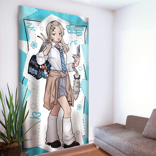 カーテン魂 ガールズバンドクライ 河原木桃香 カーテン 100×178 カーテン魂 ガールズバンドクライ 河原木桃香 カーテン 100×178