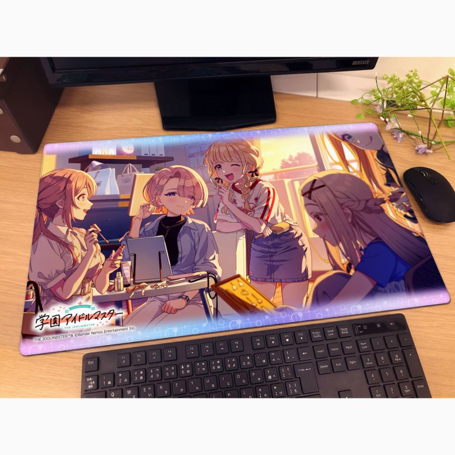 学園アイドルマスター]ラバーマット（オシャレもメイクも♪）