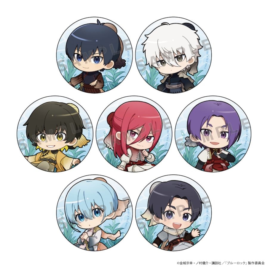 ブルーロック]トレーディング缶バッジBOX（金魚／ver.A）7個入り