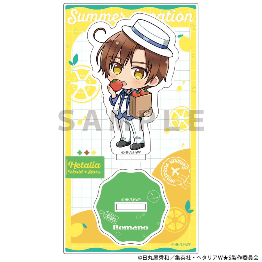【ヘタリア】アクリルフィギュア★ロマーノ★新品未開封 ヘタリア World☆Stars]アクリルスタンド（ロマーノ／サマーバケーション）