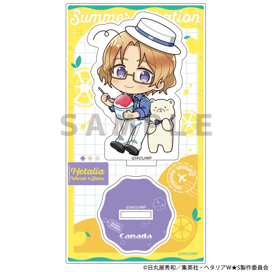 ヘタリア アクリルスタンド カナダ　オールスター ヘタリア World☆Stars]アクリルスタンド（カナダ／サマーバケーション）