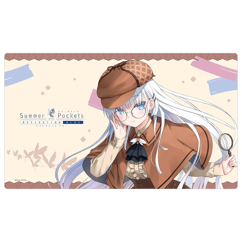 Summer Pockets REFLECTION BLUE]ラバーマット（鳴瀬しろは／探偵）