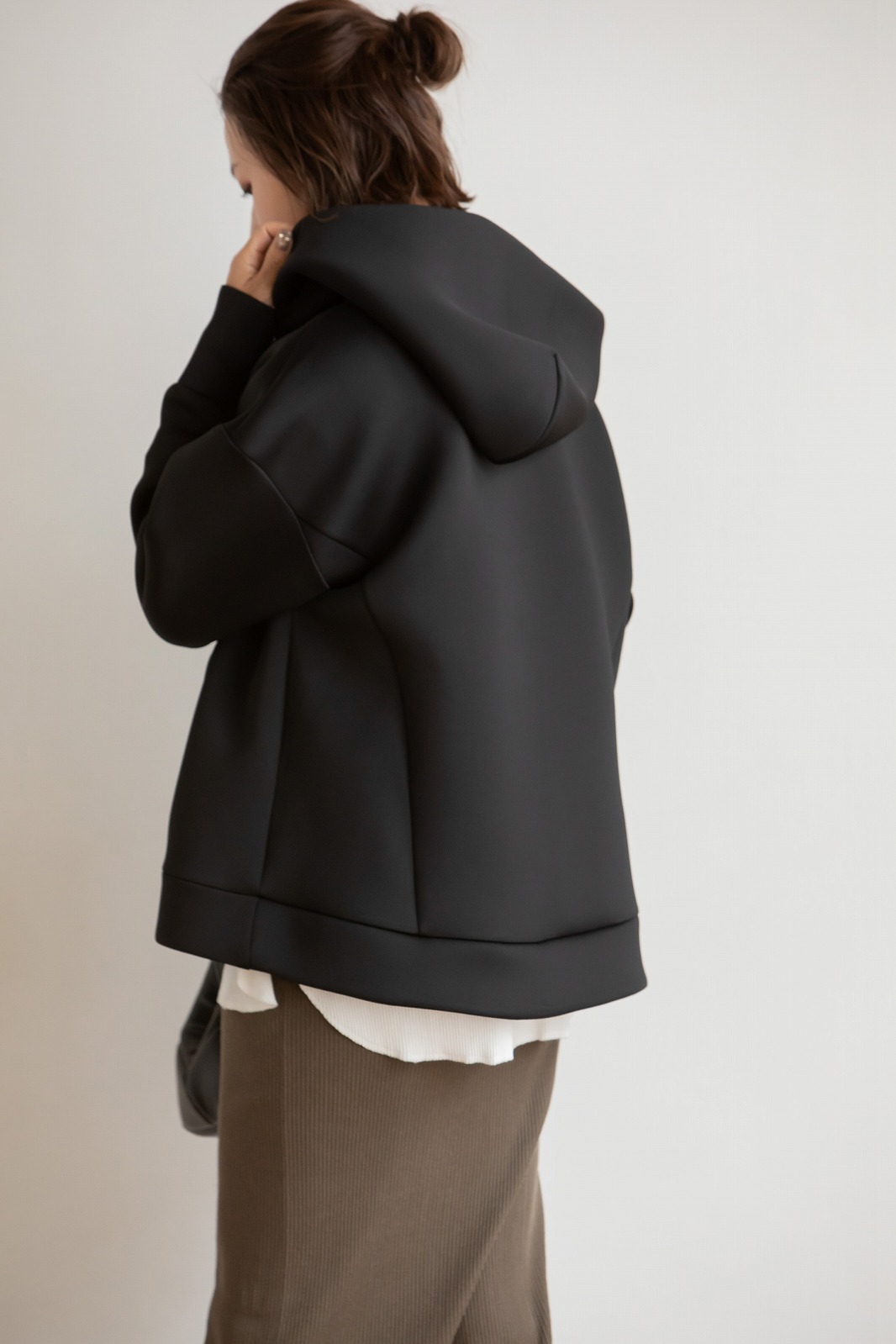 【通常販売】フルZip upボンディングフーディー-DAME FRANK 【レビューで送料無料】 新品未使用 タグ付 DAME FRANK Zip upボンディングフーディ トレーナー/スウェット