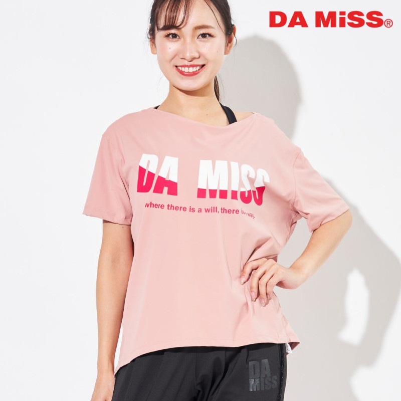 【22AW】 バック切り替えプリントＴシャツ　Pink　 DAMISS 1234-0501