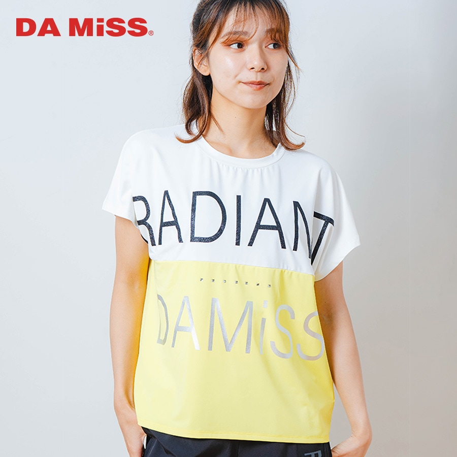 バイカラー Tシャツ イエロー 1534-1614