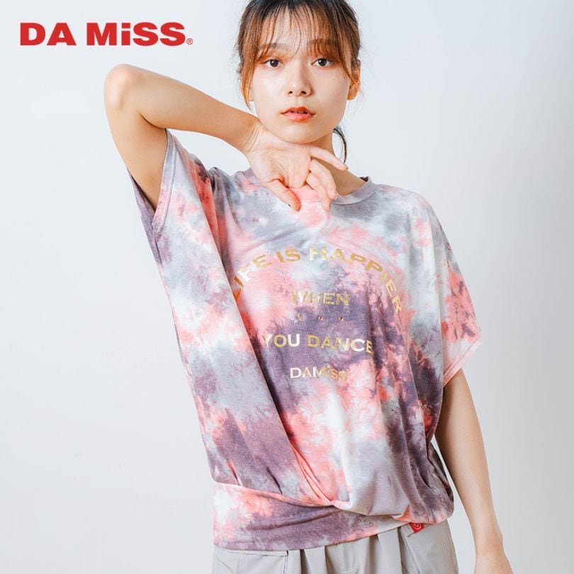 タイダイカスタムプリント Tシャツ オレンジ 1534-1616