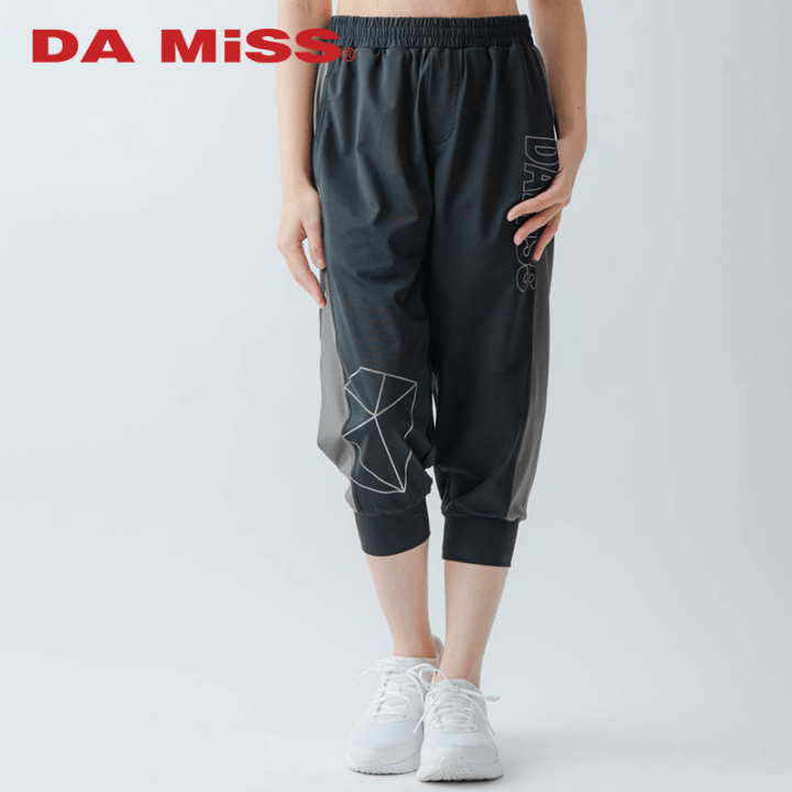 【先行割10％OFF】　ラインロゴカプリパンツ  ブラック  1631-1471【3/13まで】