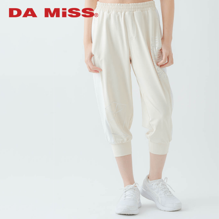 【先行割10％OFF】　ラインロゴカプリパンツ  アイボリー  1631-1471【3/13まで】