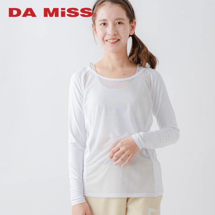 ※予約商品※【先行割10％OFF】　長袖メッシュインナー  ホワイト  1635-1703【3/13まで】