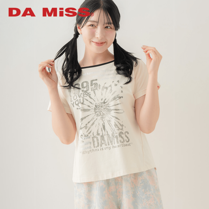 グランジブロッサムＴシャツ  ホワイト 1634-1642