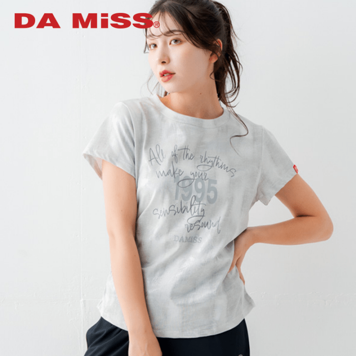シャイニーカットロゴTシャツ ホワイト 1634-1495