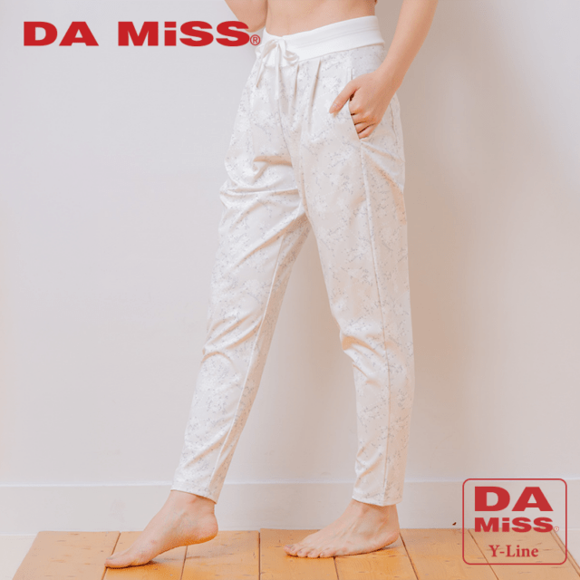 フローラルストレッチパンツ ベージュ 5632-1498