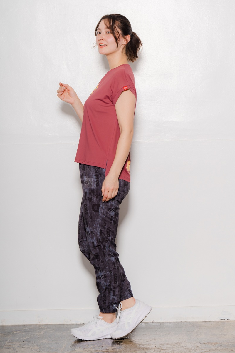 サイド&バックロゴTシャツ ボルドー 1434-1603