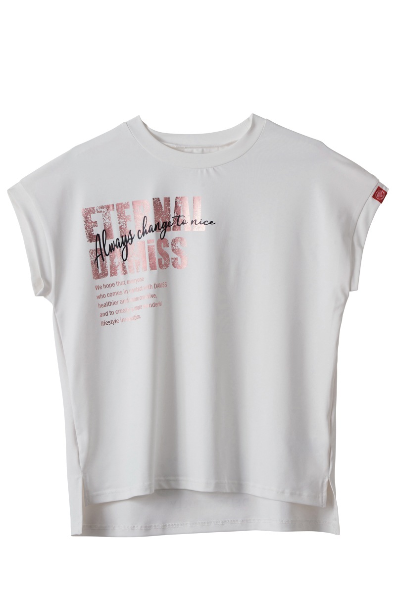 サイド&バックロゴTシャツ ボルドー 1434-1603