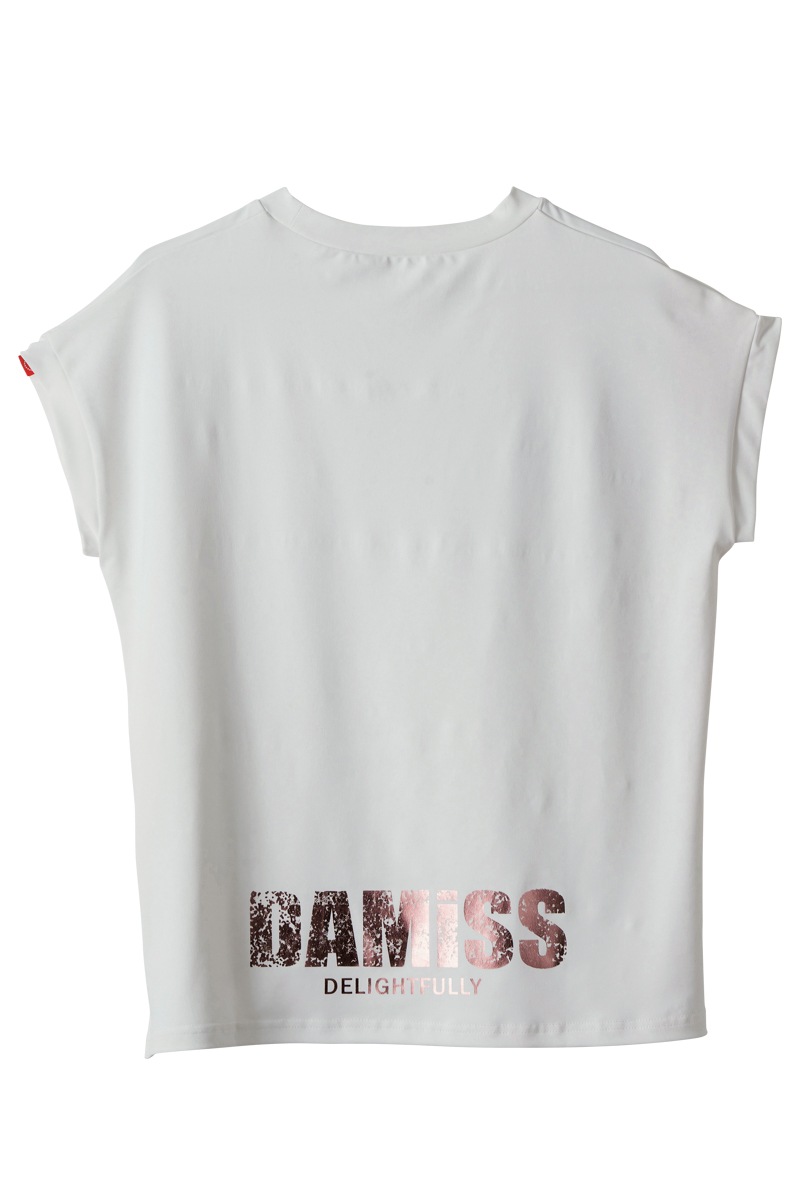 サイド&バックロゴTシャツ ボルドー 1434-1603