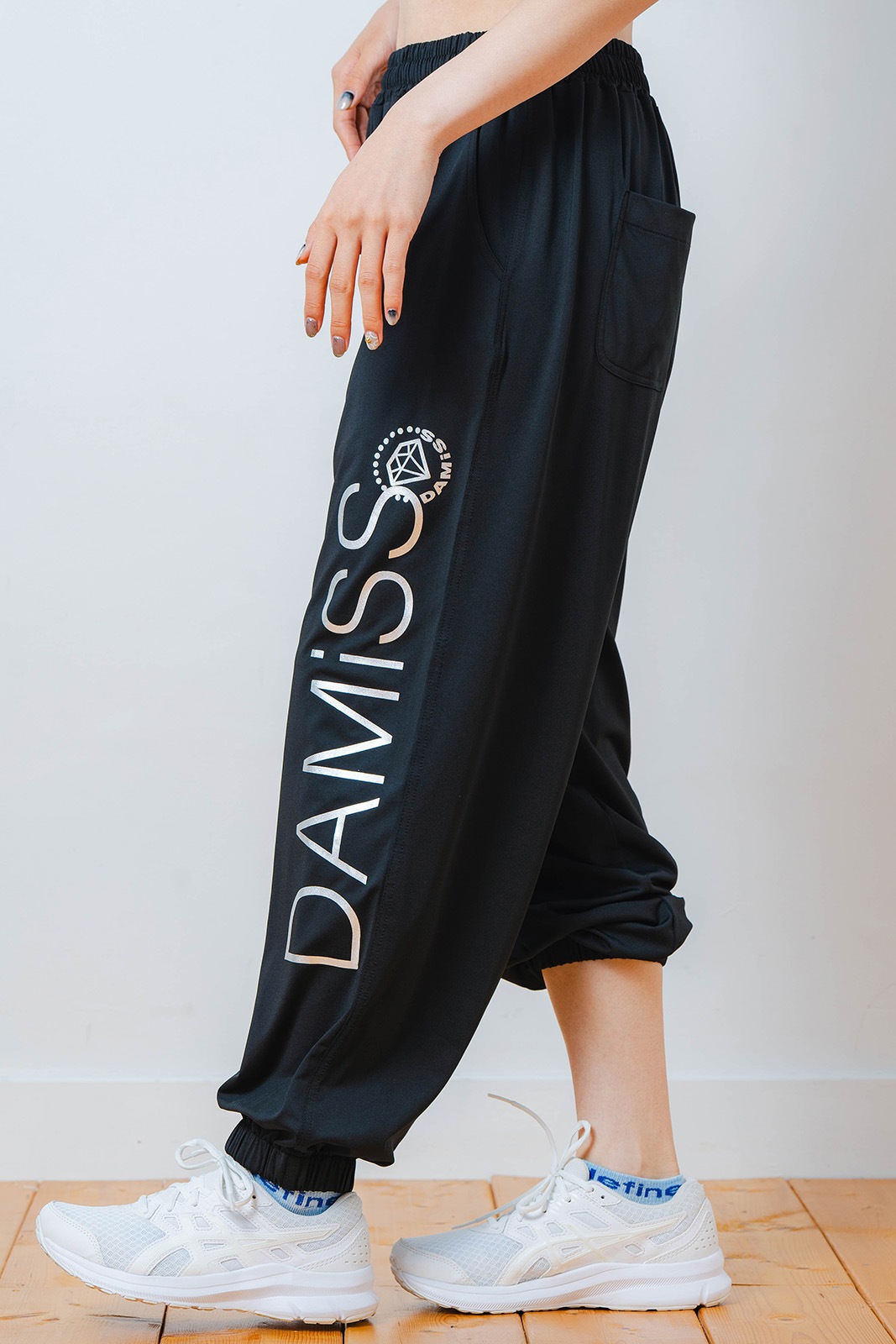 ワイド ジョガー パンツ ブラック 1532-1613