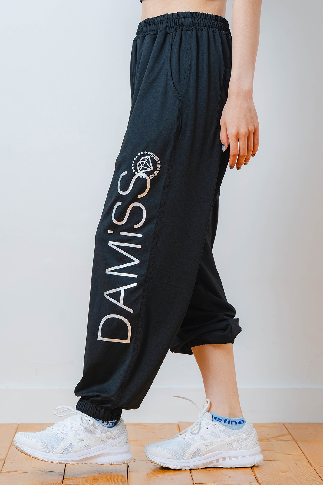 ワイド ジョガー パンツ ブラック 1532-1613