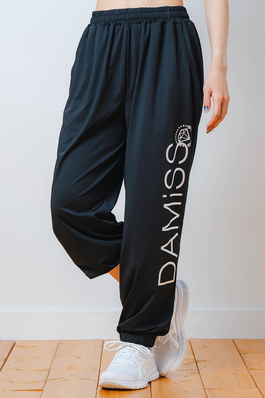 ワイド ジョガー パンツ ブラック 1532-1613