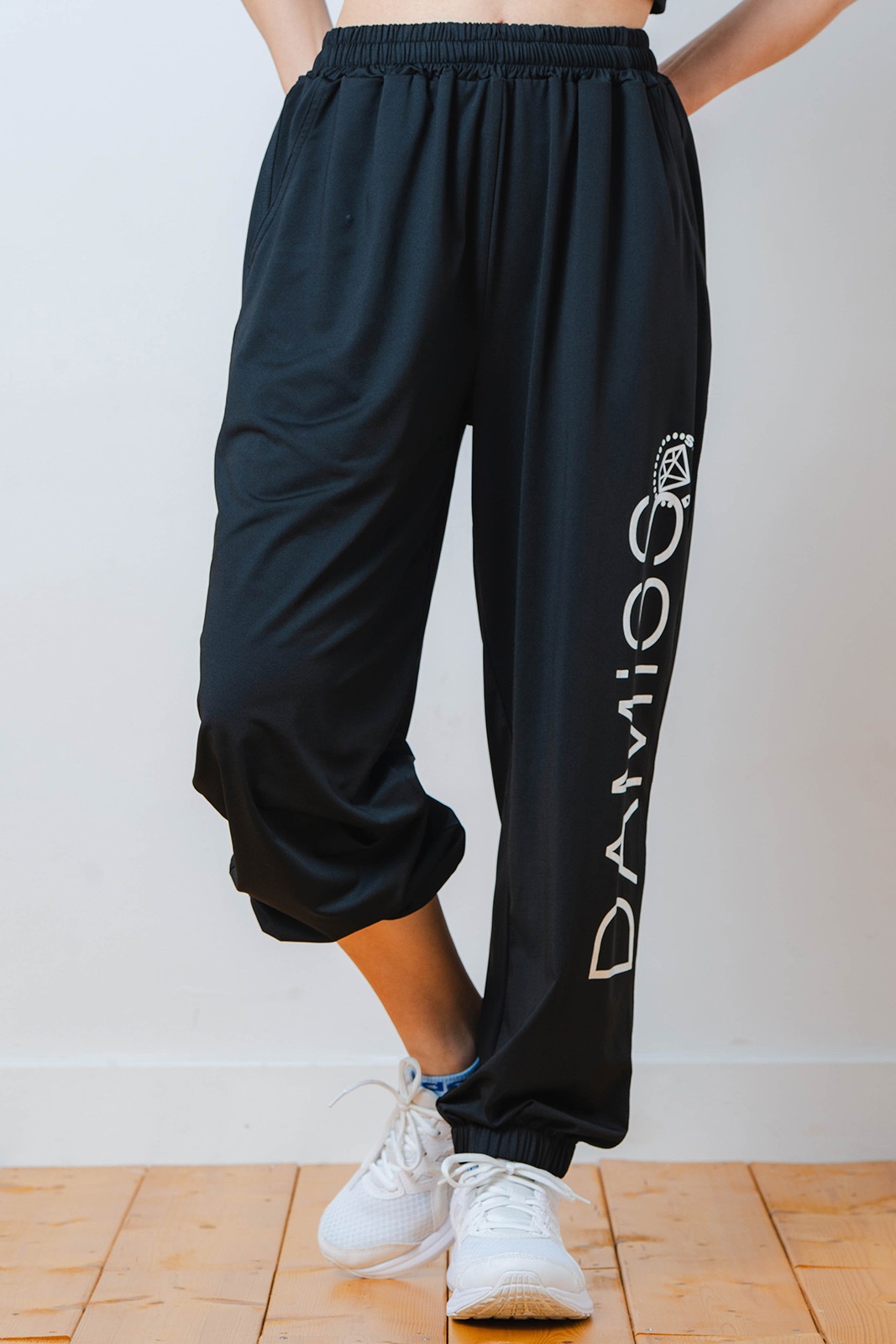 ワイド ジョガー パンツ ブラック 1532-1613