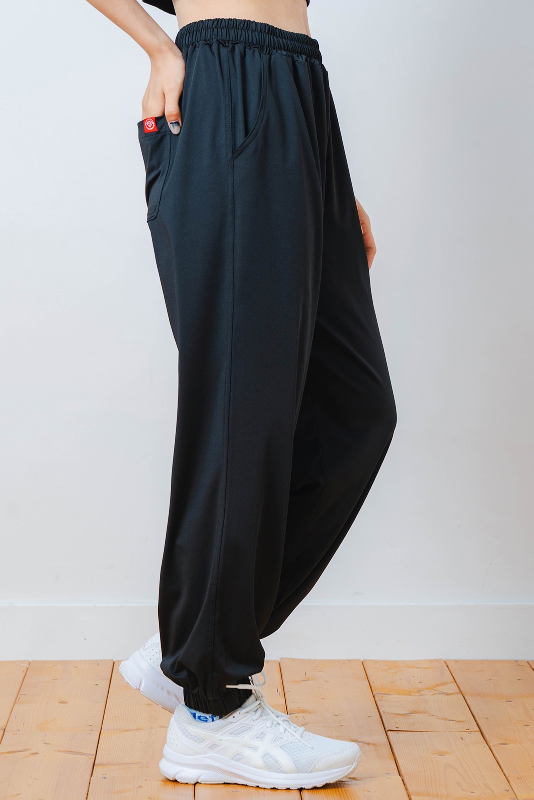 ワイド ジョガー パンツ ブラック 1532-1613