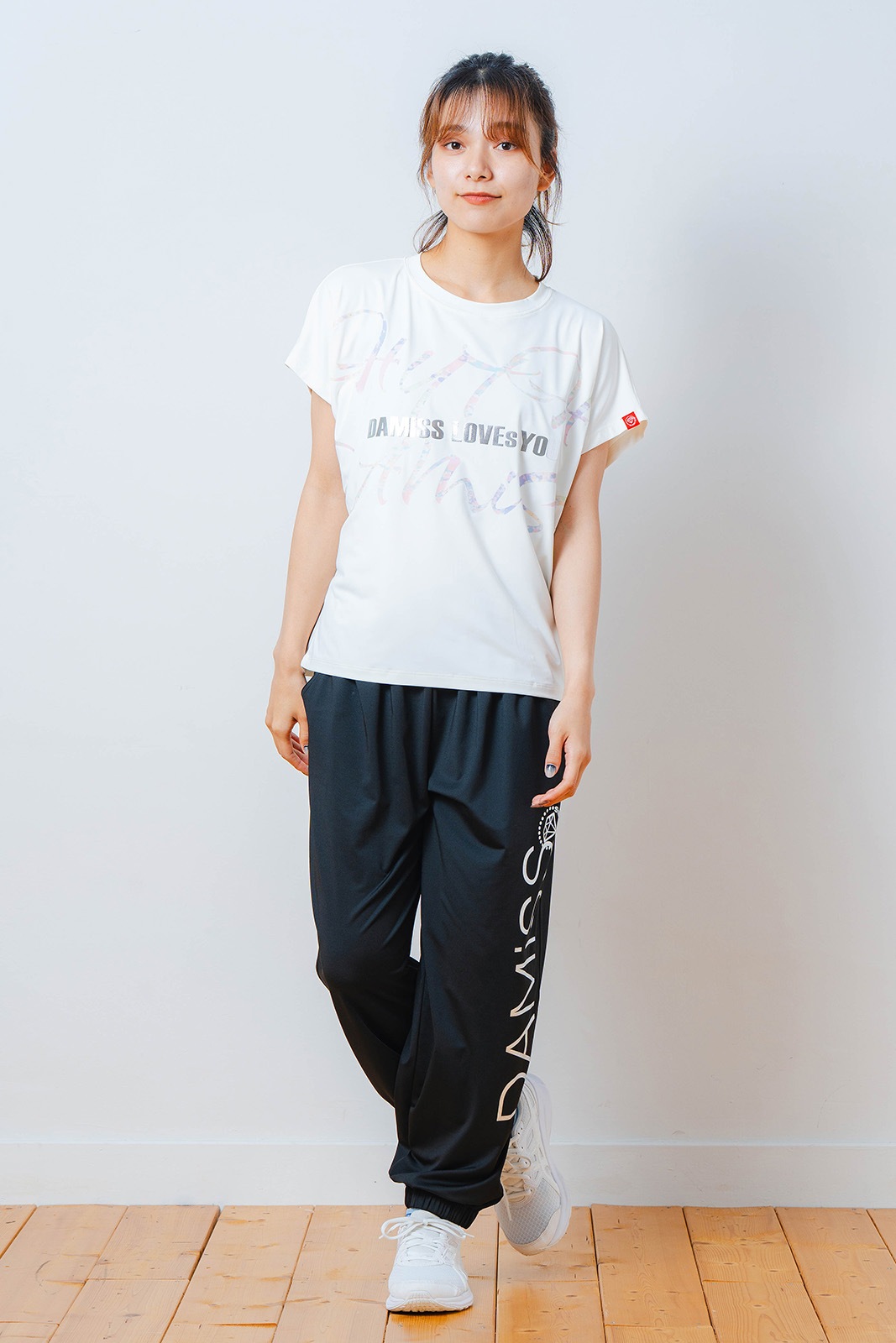 ワイド ジョガー パンツ ブラック 1532-1613